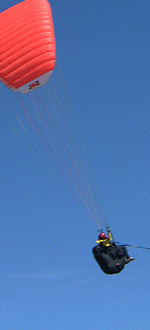 Launching a Paraglider