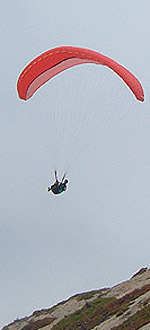 Launching a Paraglider
